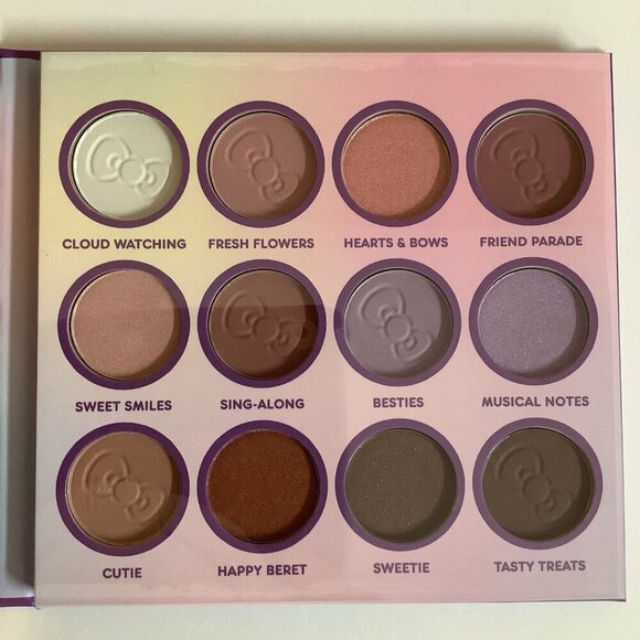 Hello Kitty & Friends ~ Eyeshadow Palette 12 Shades & Flavored Lip Balm 8pcs New - Picture 4 of 7